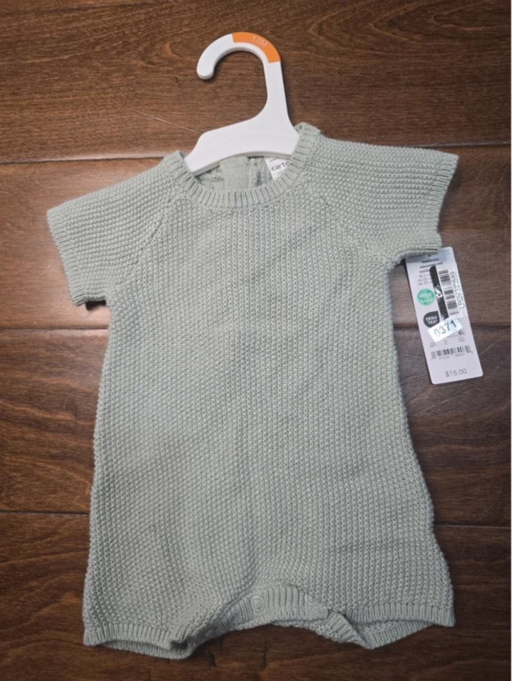 Newborn brand new romper, from carter's item, 371G4